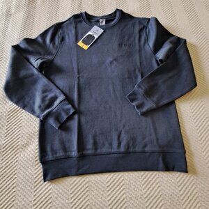 Hurley Mens Sweatshirt Gray Pique Crewneck Active Midweight Regular Fit Size S